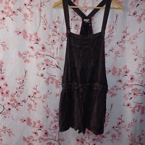 ecote black romper overalls